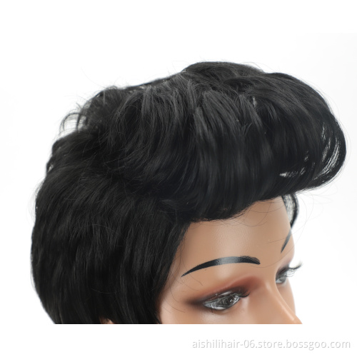 aishili wholesale short pixie cut wigs synthetic hair wig for black women